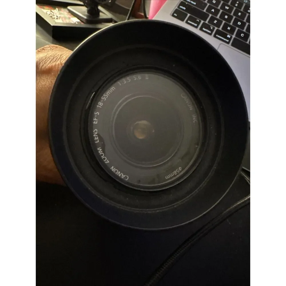 Canon EF-S 18-55mm f/3.5-5.6 Zoom Lens w/ Genuine Canon EW-60D Lens Hood Tested